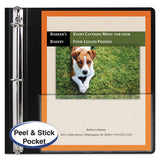 C-Line® Peel and Stick Add-On Filing Pockets, 25", 11 x 8.5, 10/Pack (CLI70185) Pack of 10
