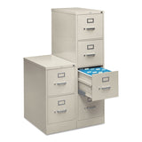 HON® 510 Series Vertical File, 4 Legal-Size File Drawers, Light Gray, 18.25" x 25" x 52" (HON514CPQ) Each