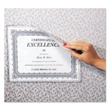 C-Line® Cubicle Keepers Hook and Loop-Backed Display, 9.2 x 11.41, Velcro Mount, Clear, 25/Pack (CLI38991) Pack of 25