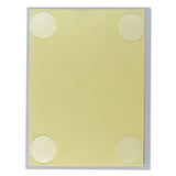 C-Line® Cubicle Keepers Hook and Loop-Backed Display, 9.2 x 11.41, Velcro Mount, Clear, 25/Pack (CLI38991) Pack of 25