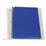C-Line® Two-Pocket Heavyweight Poly Portfolio Folder, 3-Hole Punch, 11 x 8.5, Blue, 25/Box (CLI32935) Box of 25