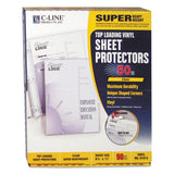 C-Line® Super Heavyweight Vinyl Sheet Protectors, Clear, 2 Sheets, 11 x 8.5, 50/Box (CLI61013) 1 Case of 50