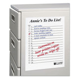 C-Line® Self-Stick Dry Erase Sheets, 8.5 x 11, White Surface, 25/Box (CLI57911) Box of 25