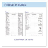 C-Line® Sheet Protectors with Index Tabs, Heavy, Clear Tabs, 2", 11 x 8.5, 5/Set (CLI05557) Set of 5