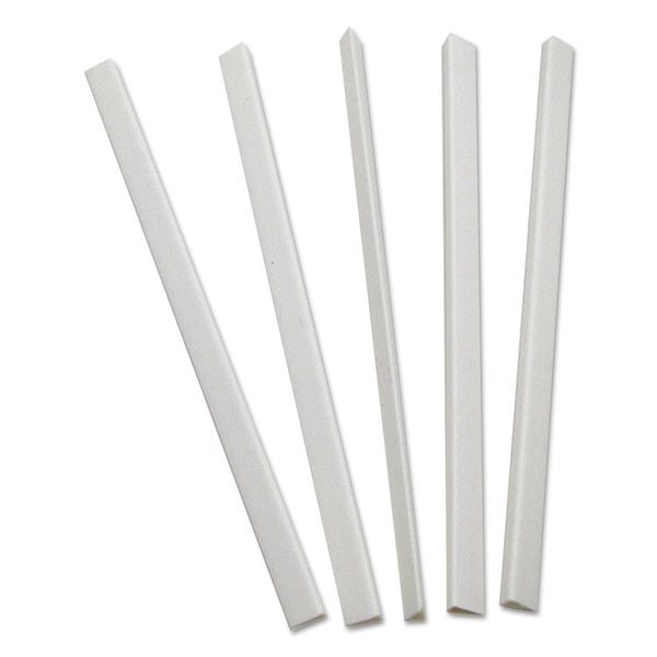 C-Line® Slide 'N Grip Binding Bars, 40-Sheet Capacity, 11 x 0.25, White, 100/Box (CLI34447)
