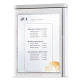 C-Line® Cubicle Keepers Hook and Loop-Backed Display, 9.2 x 11.41, Velcro Mount, Clear, 25/Pack (CLI38991) Pack of 25