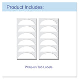 C-Line® Expanding Files, 1.63" Expansion, 13 Sections, Cord/Hook Closure, 1/6-Cut Tabs, Letter Size, Blue (CLI48315)