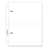 C-Line® Clear Photo Pages for Four 5 x 7 Photos, 3-Hole Punched, 11.25 x 8.13, 50/Box (CLI52572) Box of 50