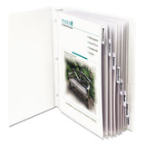 C-Line® Sheet Protectors with Index Tabs, Clear Tabs, 2", 11 x 8.5, 8/Set (CLI05587) Set of 8