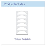 C-Line® Expanding Files, 1.63" Expansion, 7 Sections, Cord/Hook Closure, 1/6-Cut Tabs, Letter Size, Blue (CLI48305) Each
