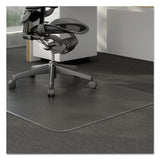 Alera® Moderate Use Studded Chair Mat for Low Pile Carpet, 46 x 60, Rectangular, Clear (ALEMAT4660CLPR) Each