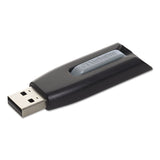 Verbatim® Store 'n' Go V3 USB 3.0 Drive, 128 GB, Black/Gray (VER49189) Each