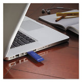 Verbatim® Classic USB 2.0 Flash Drive, 8 GB, Blue (VER97088) Each