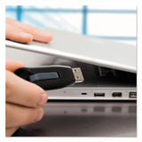 Verbatim® Store 'n' Go V3 USB 3.0 Drive, 128 GB, Black/Gray (VER49189) Each