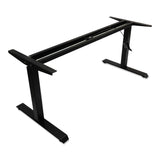Alera® AdaptivErgo Sit-Stand Pneumatic Height-Adjustable Table Base, 59.06" x 28.35" x 26.18" to 39.57", Black (ALEHTPN1B) Each