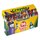 Crayola® Classic Color Crayons in Flip-Top Pack with Sharpener, 96 Colors/Pack (CYO520096) Box of 96