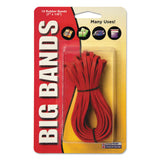 Alliance® Big Bands Rubber Bands, Size 117B, 0.06" Gauge, Red, 12/Pack (ALL00700) 1 Pack of 12
