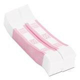 Pap-R Products Currency Straps, Pink, $250 in Dollar Bills, 1000 Bands/Pack (CTX400250) Pack of 1000