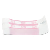 Pap-R Products Currency Straps, Pink, $250 in Dollar Bills, 1000 Bands/Pack (CTX400250) Pack of 1000