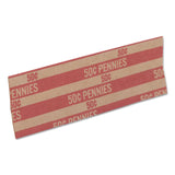 Pap-R Products Flat Coin Wrappers, Pennies, $.50, 1000 Wrappers/Box (CTX30001) Box of 1000