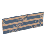 Pap-R Products Flat Coin Wrappers, Nickels, $2, 1000 Wrappers/Box (CTX30005) Box of 1000