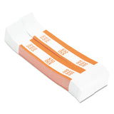 Pap-R Products Currency Straps, Orange, $50 in Dollar Bills, 1000 Bands/Pack (CTX400050) Pack of 1000