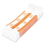 Pap-R Products Currency Straps, Orange, $50 in Dollar Bills, 1000 Bands/Pack (CTX400050) Pack of 1000