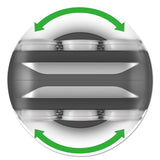 Mind Reader Coffee Pod Carousel, Fits 30 Pods, 6.8 x 6.8 x 12.63, Black (EMSCRS02BLK) Each