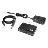Tripp Lite by Eaton USB 3.0 SuperSpeed Hub, 4 Ports, Black (TRPU360004R) Each