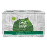 Seventh Generation® 100% Recycled Napkins, 1-Ply, 11 1/2 x 12 1/2, White, 250/Pack (SEV13713PK) Pack of 250