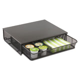 Safco® One Drawer Hospitality Organizer, 5 Compartments, 12.5 x 11.25 x 3.25, Black (SAF3274BL) Each
