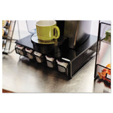 Safco® One Drawer Hospitality Organizer, 5 Compartments, 12.5 x 11.25 x 3.25, Black (SAF3274BL) Each