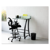 Safco® Bubble Wastebaskets, 6 gal, Steel, Black (SAF9740BL) Each