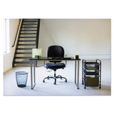 Safco® Onyx Round Mesh Wastebaskets, 5 gal, Steel Mesh, Black (SAF9717BL) Each