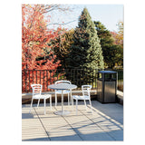 Safco® Evos Series Steel Waste Container, 38 gal, Steel, Black (SAF9934BL) Each