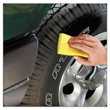 Scotch-Brite® Heavy-Duty Scrub Sponge, 4.5 x 2.7, 0.6" Thick, Yellow/Green, 3/Pack (MMMHD3) Pack of 3