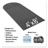 Guardian EcoGuard Diamond Floor Mat, Double Fan, 36 x 96, Charcoal (MLLEGDDF030804) Each