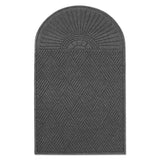 Guardian EcoGuard Diamond Floor Mat, Single Fan, 36 x 72, Charcoal (MLLEGDSF030604) Each