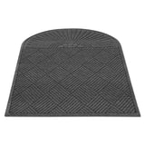 Guardian EcoGuard Diamond Floor Mat, Single Fan, 36 x 72, Charcoal (MLLEGDSF030604) Each