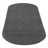 Guardian EcoGuard Diamond Floor Mat, Double Fan, 36 x 96, Charcoal (MLLEGDDF030804) Each