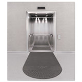 Guardian EcoGuard Diamond Floor Mat, Single Fan, 48 x 96, Charcoal (MLLEGDSF040804) Each
