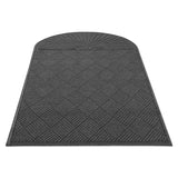 Guardian EcoGuard Diamond Floor Mat, Single Fan, 48 x 96, Charcoal (MLLEGDSF040804) Each