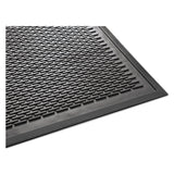 Guardian Clean Step Outdoor Rubber Scraper Mat, Polypropylene, 36 x 60, Black (MLL14030500) Each