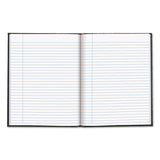 Blueline® Executive Notebook, 1-Subject, Medium/College Rule, Black Cover, (150) 9.25 x 7.25 Sheets (REDA7BLK) Each
