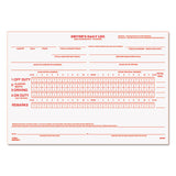 Rediform® Driver's Daily Log Book with Daily Record and Hours Summary, Two-Part Carbonless, 7.88 x 5.5, 31 Forms Total (RED6K681) Each