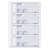 Rediform® Money Receipt Book, FormGuard Cover, Three-Part Carbonless, 7 x 2.75, 4 Forms/Sheet, 100 Forms Total (RED8L808R) Each