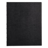 Blueline® MiracleBind Notebook, 1-Subject, Medium/College Rule, Black Cover, (75) 9.25 x 7.25 Sheets (REDAF915081) Each