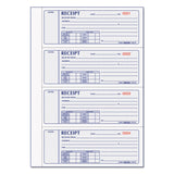 Rediform® Money Receipt Book, Hardcover, Three-Part Carbonless, 7 x 2.75, 4 Forms/Sheet, 200 Forms Total (RED8L818) Each