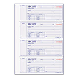 Rediform® Receipt Book, Two-Part Carbonless, 7 x 2.75, 4 Forms/Sheet, 400 Forms Total (RED8L816) Each