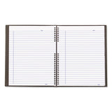 Blueline® NotePro Notebook, 1-Subject, Medium/College Rule, Black Cover, (75) 11 x 8.5 Sheets (REDA10150BLK) Each